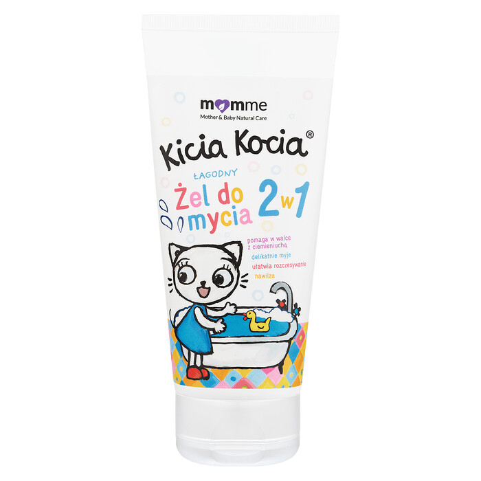 Łagodny żel do mycia 2 w 1 Kicia Kocia 200 ml - sklep alkmie.com