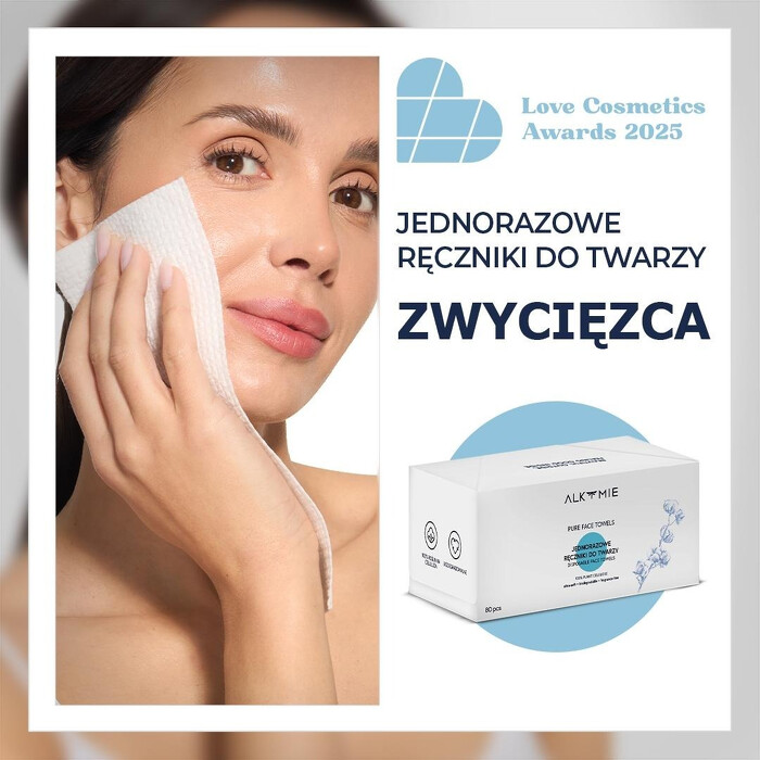 Zestaw 3x Ręczniki jednorazowe do twarzy Pure Face Towels