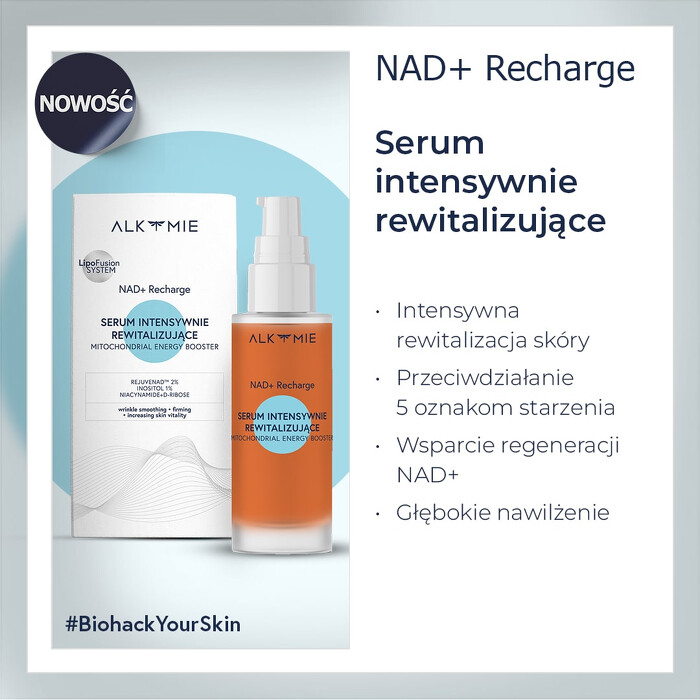 Serum z niacyniamidem NAD+ Recharge | Alkmie