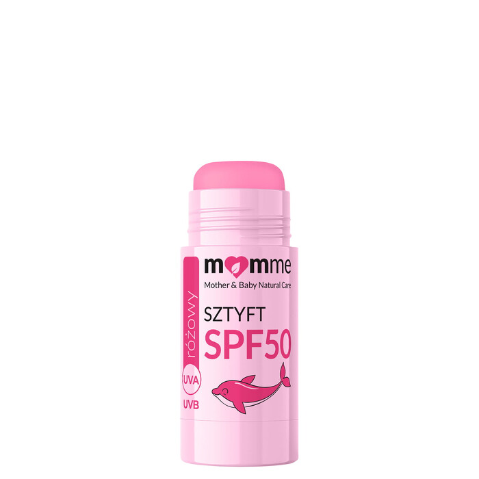 Różowy sztyft przeciwsłoneczny SPF50 Momme