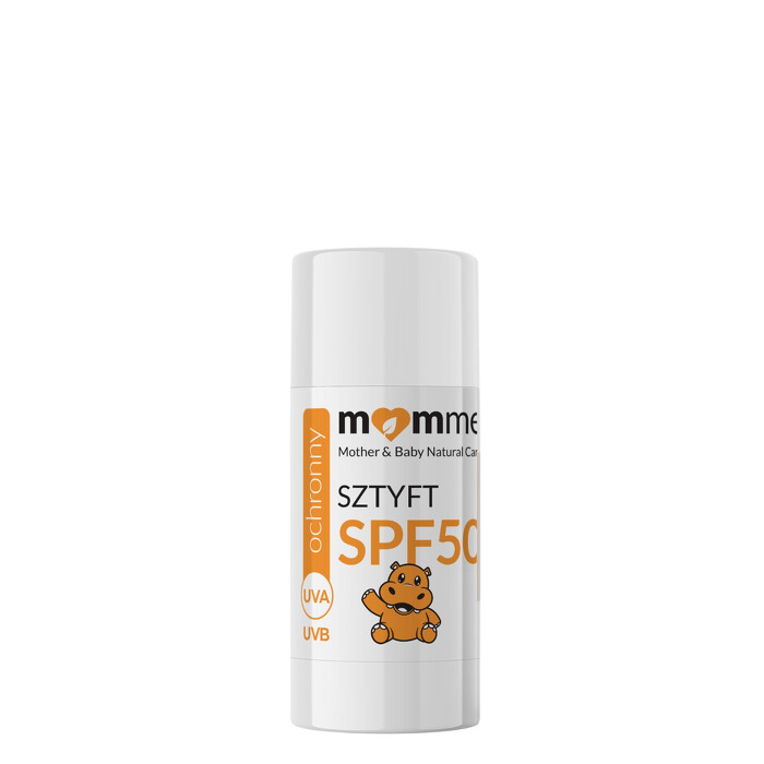 Ochronny sztyft przeciwsłoneczny Momme SPF50 (biały) 10g