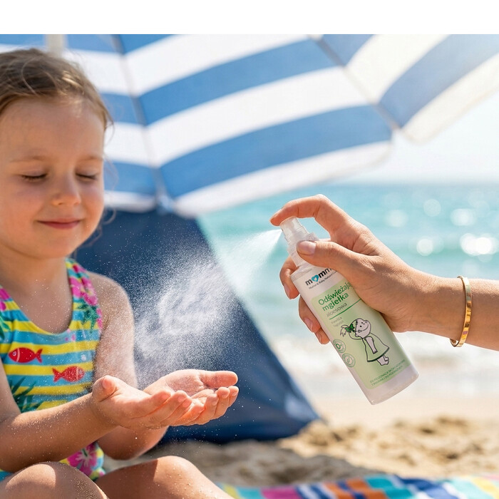 Odświeżająca mgiełka aloesowa Momme 100 ml
