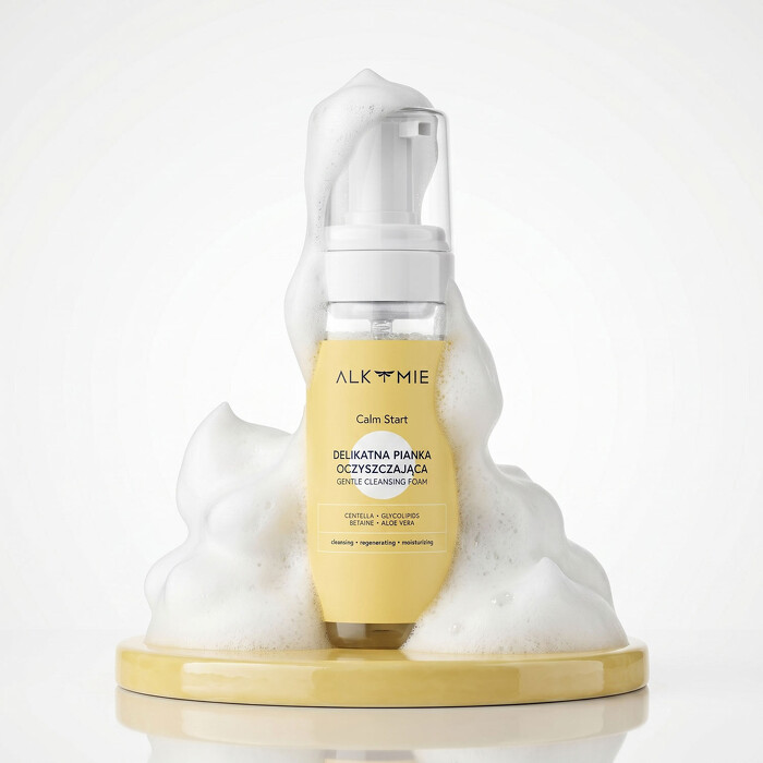 Calm Start Delikatna pianka oczyszczająca 150 ml | Alkmie