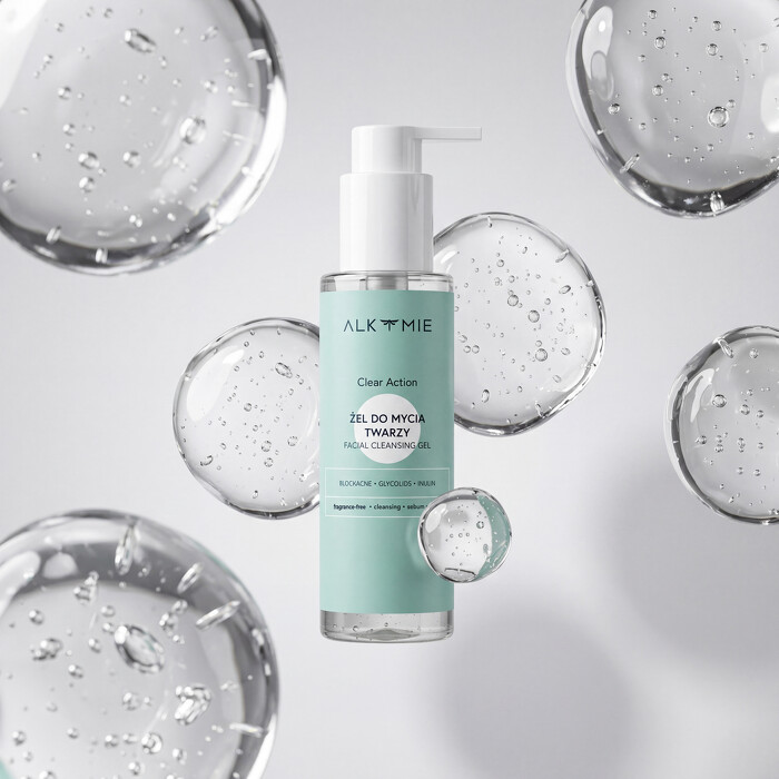 Żel do mycia twarzy Clear Action 150ml | Alkmie