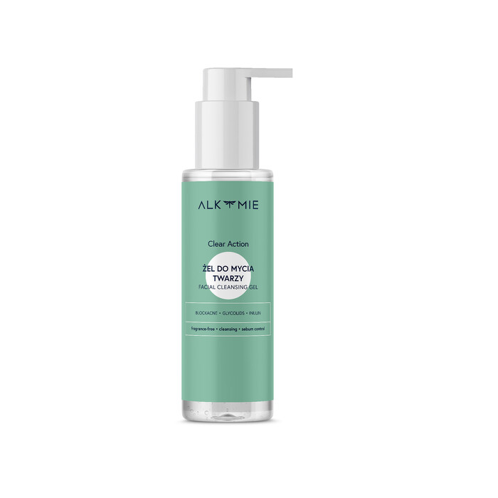 Żel do mycia twarzy Clear Action 150ml | Alkmie